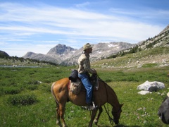 One can cover a lot of country in a day by horse.